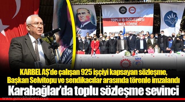 Karabağlar’da toplu sözleşme sevinci