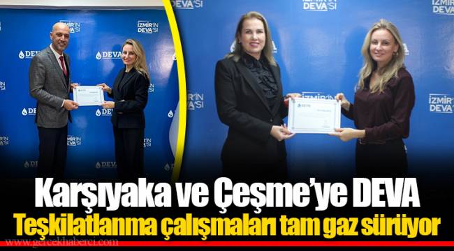 Karşıyaka ve Çeşme'ye DEVA