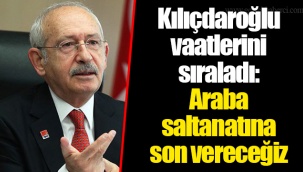 Kılıçdaroğlu vaatlerini sıraladı: Araba saltanatına son vereceğiz