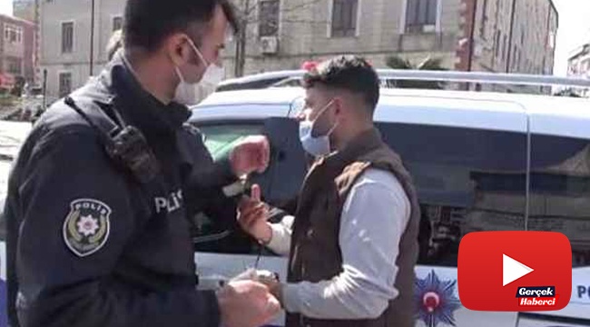 Kısıtlamayı ihlal etti, 'Ben böyle devletin' deyince sinirler gerildi