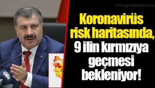 Koronavirüs risk haritasında, 9 ilin kırmızıya geçmesi bekleniyor!