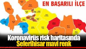 Koronavirüs risk haritasında Seferihisar mavi renk