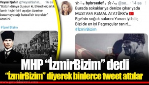 MHP “İzmirBizim” dedi