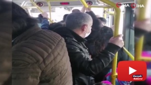 Minibüste balık istifi yolculuk