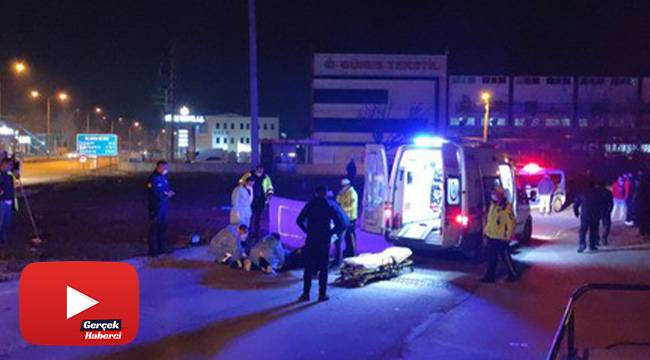 Moto kuryenin hayatını kaybettiği feci kaza kamerada