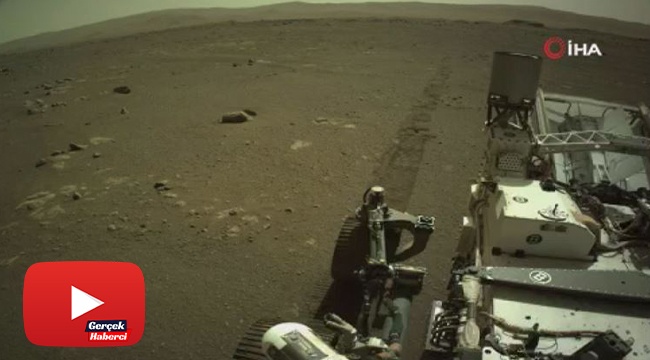 NASA, Mars kaşifinin yüzeydeki ilerleyişinin ilk sesini yayınladı