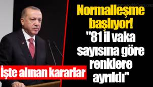 Normalleşme başlıyor!