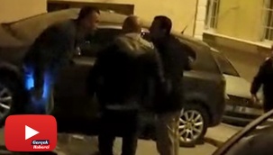 Otopark kavgasında eşinin önünde böyle saldırdılar