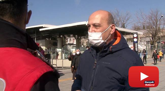 Polisi görünce maskesini taktı, ceza yemeden kurtulamadı