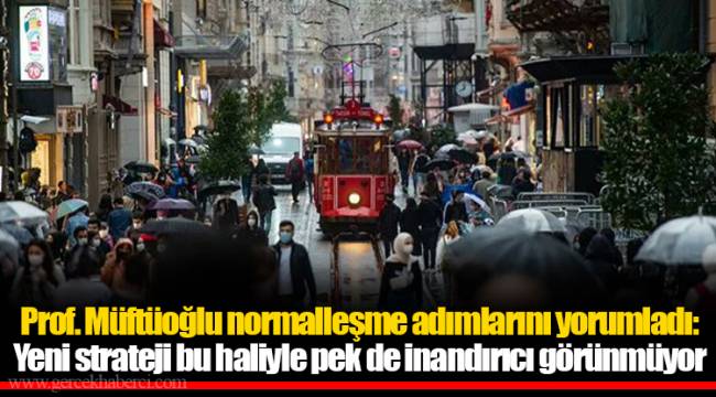 Prof. Müftüoğlu normalleşme adımlarını yorumladı: Yeni strateji bu haliyle pek de inandırıcı görünmüyor