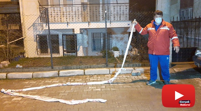 Rahatlıkta sınır tanımayan hırsız soyduğu bina sakinleriyle sohbet etti