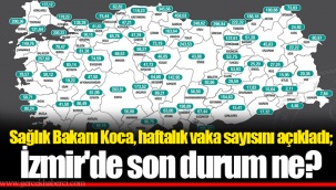 Sağlık Bakanı Koca, haftalık vaka sayısını açıkladı; İzmir'de son durum ne?