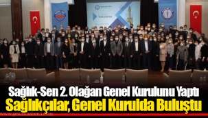 Sağlık-Sen 2. Olağan Genel Kurulunu Yaptı