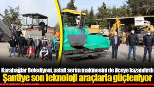 Şantiye son teknoloji araçlarla güçleniyor