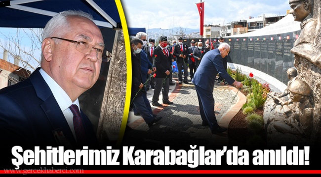 Şehitlerimiz Karabağlar’da anıldı!