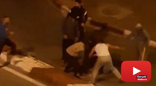 Sokak ortasında bayıltan dayak