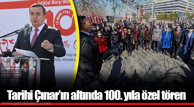 Tarihi Çınar’ın altında 100. yıla özel tören