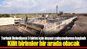 Torbalı Belediyesi 3 birim için inşaat çalışmalarına başladı
