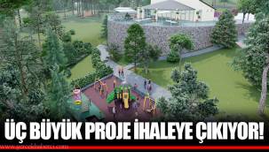 ÜÇ BÜYÜK PROJE İHALEYE ÇIKIYOR!