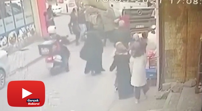 Ümraniye’de feci kaza: Genç kadın beton mikserinin altında kaldı