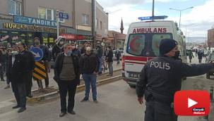 Virüsü unuttular yangını seyretmek için toplandılar