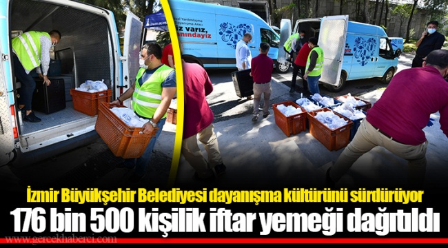 176 bin 500 kişilik iftar yemeği dağıtıldı
