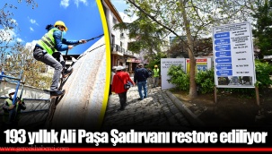 193 yıllık Ali Paşa Şadırvanı restore ediliyor