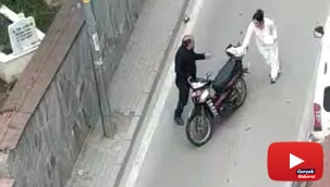 Aynı kadın yine olay çıkardı...O anlar kameraya yansıdı