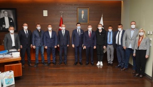 AYVALIK VE BEŞİKTAŞ BELEDİYE BAŞKANLARI BULUŞTU