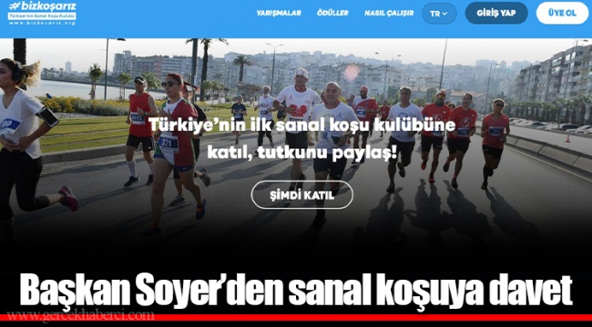 Başkan Soyer’den sanal koşuya davet