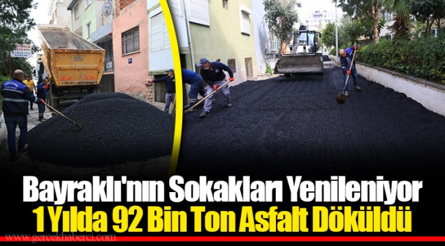 Bayraklı'nın Sokakları Yenileniyor