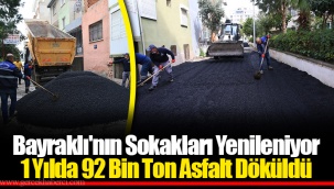 Bayraklı'nın Sokakları Yenileniyor