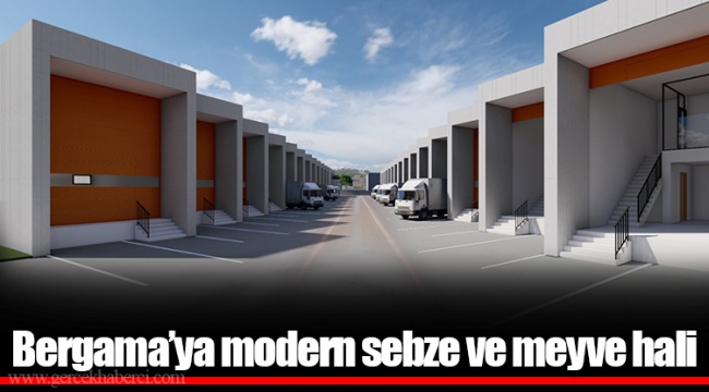 Bergama’ya modern sebze ve meyve hali