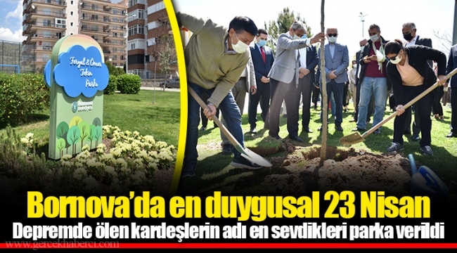 Bornova’da en duygusal 23 Nisan