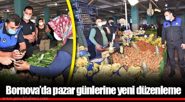 Bornova’da pazar günlerine yeni düzenleme