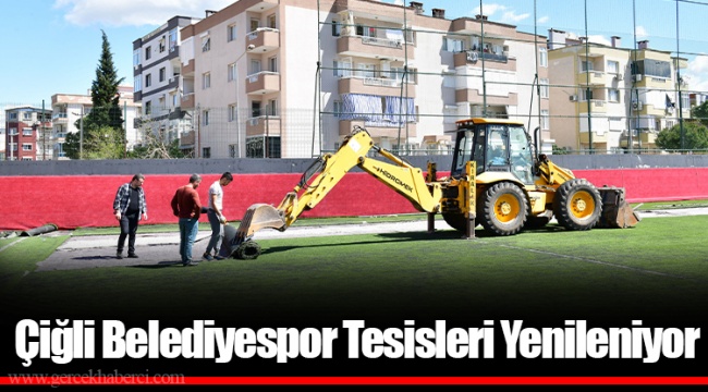 Çiğli Belediyespor Tesisleri Yenileniyor