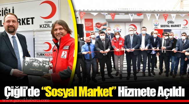 Çiğli’de “Sosyal Market” Hizmete Açıldı