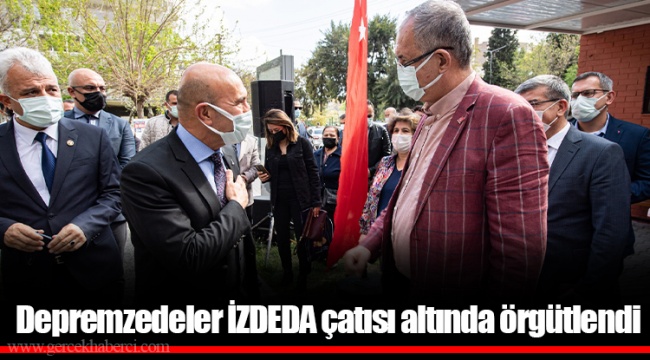 Depremzedeler İZDEDA çatısı altında örgütlendi