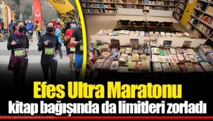 Efes Ultra Maratonu kitap bağışında da limitleri zorladı