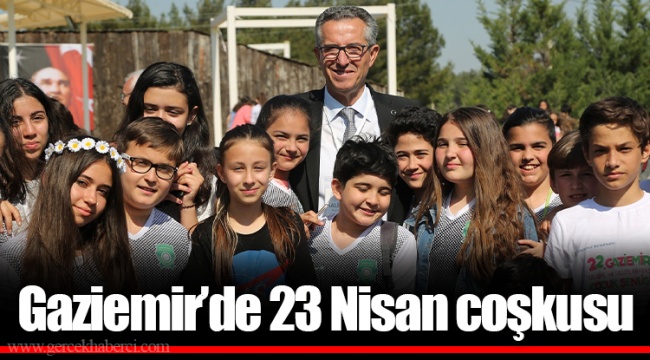 Gaziemir’de 23 Nisan coşkusu