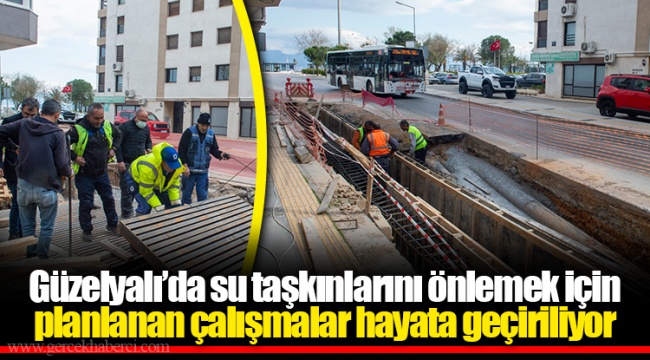 Güzelyalı’da su taşkınlarını önlemek için planlanan çalışmalar hayata geçiriliyor
