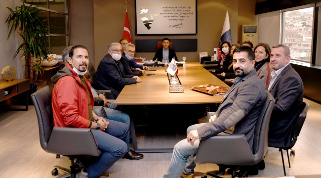 İMECE-DER’DEN BAŞKAN GÜNEL’E ZİYARET