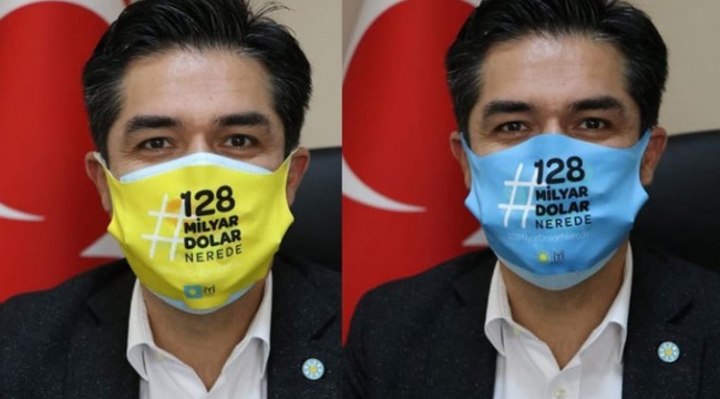 İYİ Parti'den '128 milyar dolar' maskesi