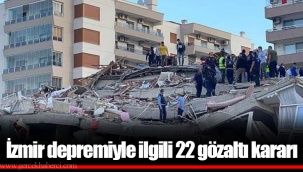 İzmir depremiyle ilgili 22 gözaltı kararı