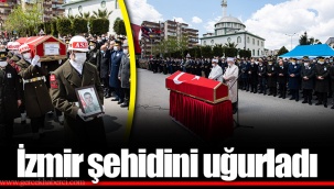 İzmir şehidini uğurladı