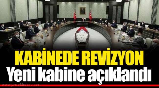 KABİNEDE REVİZYON