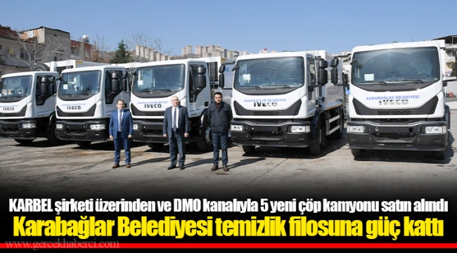 Karabağlar Belediyesi temizlik filosuna güç kattı