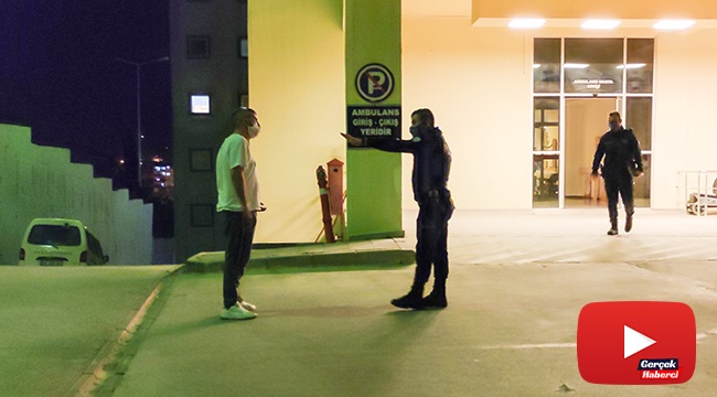 Karantinadan kaçıp olay çıkardı, polisin yüzüne tükürerek “korktun mu?” dedi