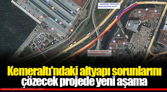 Kemeraltı&#039;ndaki altyapı sorunlarını çözecek projede yeni aşama
