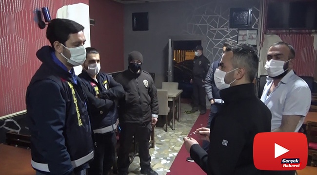 Kısıtlamayı ihlal ederek eğlence düzenleyen şahısların polisten kaçış yöntemi pes dedirtti